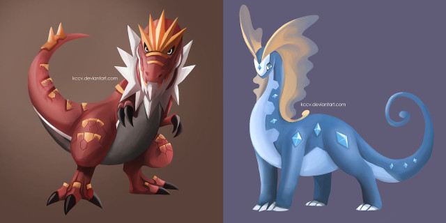 Cartoon characters types different two free wallpaper - medium preview image