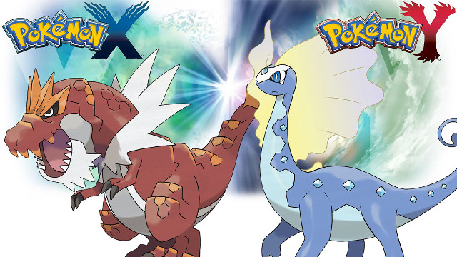 Cartoon two types pokemons image free wallpaper - medium preview image