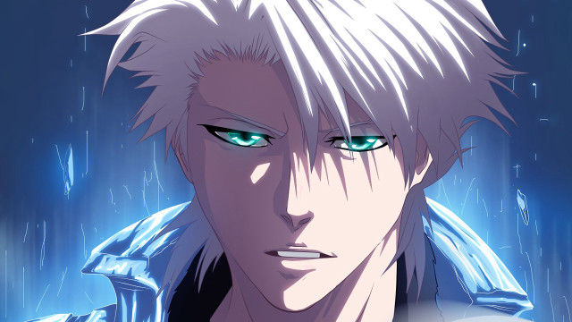 Andor basch white hair green free wallpaper - medium preview image