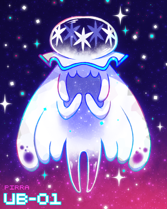 Jellyfish stars purple background image free wallpaper - medium preview image