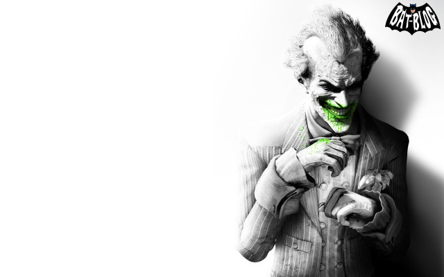 Creepy man green makeup holding free wallpaper - medium preview image
