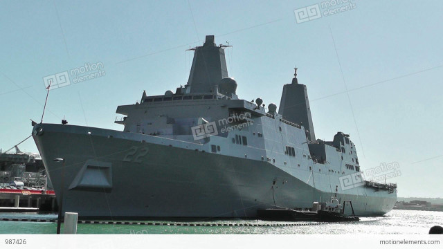 Large ship docked water dock #2 free wallpaper - medium preview image