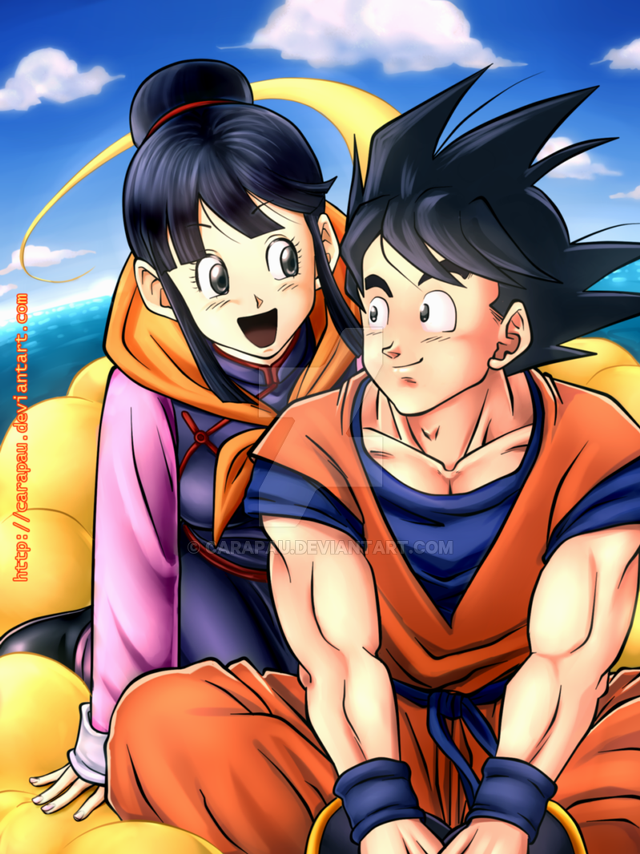 Cartoon two people sitting cloud free wallpaper - medium preview image