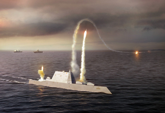 Military ship missile air boat free wallpaper for desktop - medium preview image
