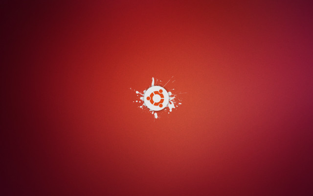 Red background white circle logo free wallpaper - medium preview image