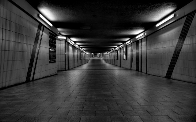Long hallway tile floor lights #2 free wallpaper - medium preview image