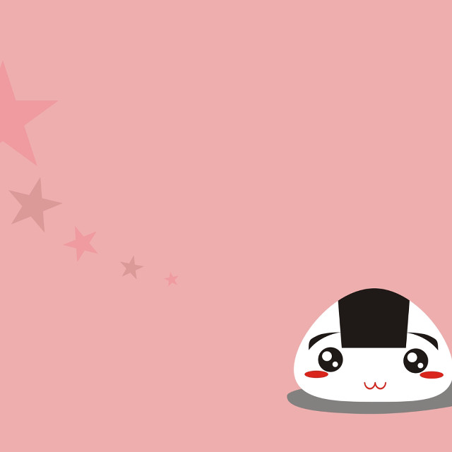 Pink background cartoon character stars free wallpaper - medium preview image