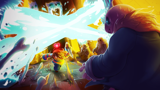 Cartoon character bear room mirror free wallpaper - medium preview image