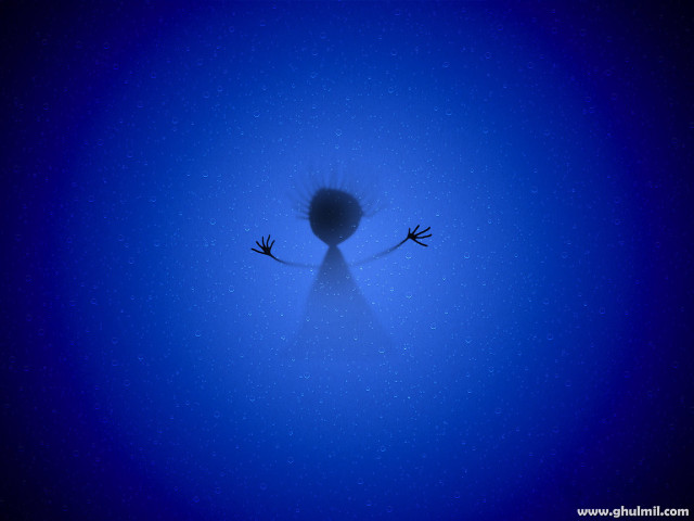 Strange looking object floating arms free wallpaper - medium preview image