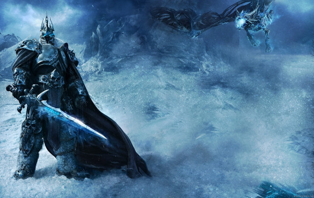 Man suit armor snow sword free wallpaper - medium preview image