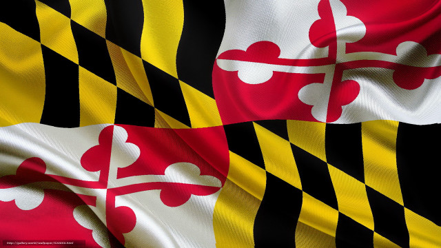 Flag black background red yellow free wallpaper - medium preview image