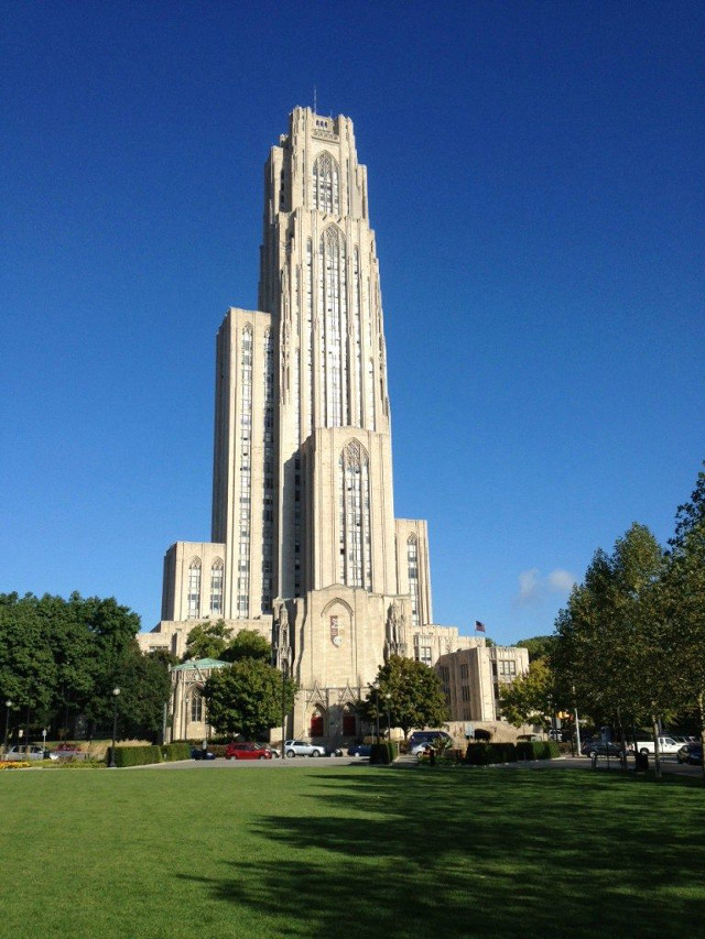 Tall building clock tower park free wallpaper - medium preview image