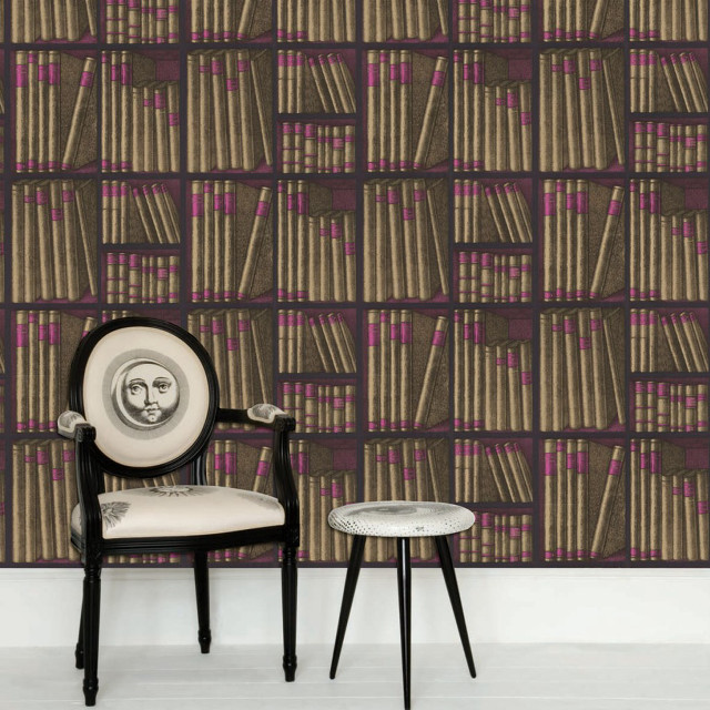 Chair table wall bookshelves lamp free wallpaper - medium preview image