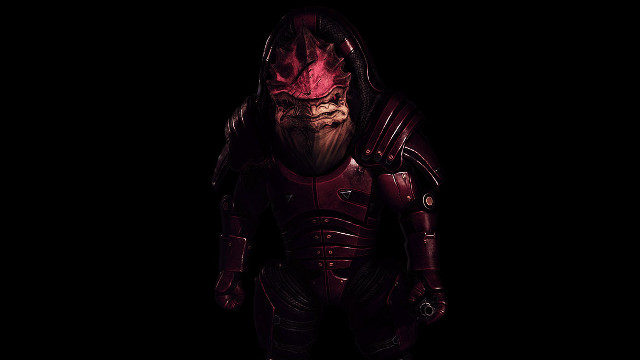 Man red suit glowing neoism free wallpaper - medium preview image