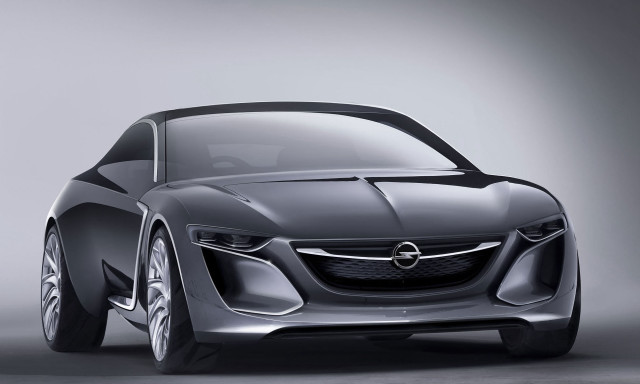 Futuristic car design hood back free wallpaper - medium preview image