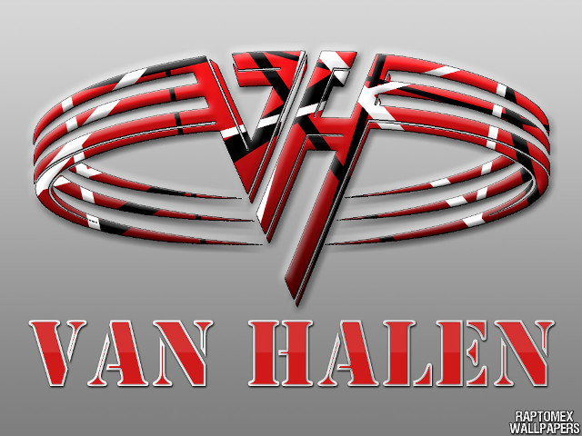 Van halen logo red white free wallpaper - medium preview image