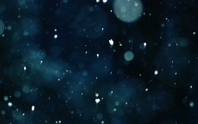 Dark blue snowflakes blurry tree free wallpaper - medium preview image