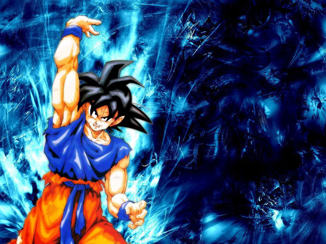 Dragon blue background anime male free wallpaper - medium preview image