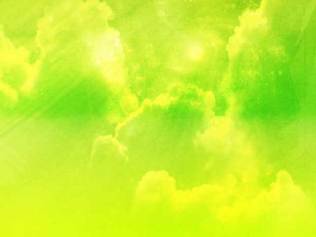 Yellow green sky clouds plane #2 free wallpaper - medium preview image