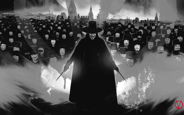 Man black coat hat cane free wallpaper - medium preview image