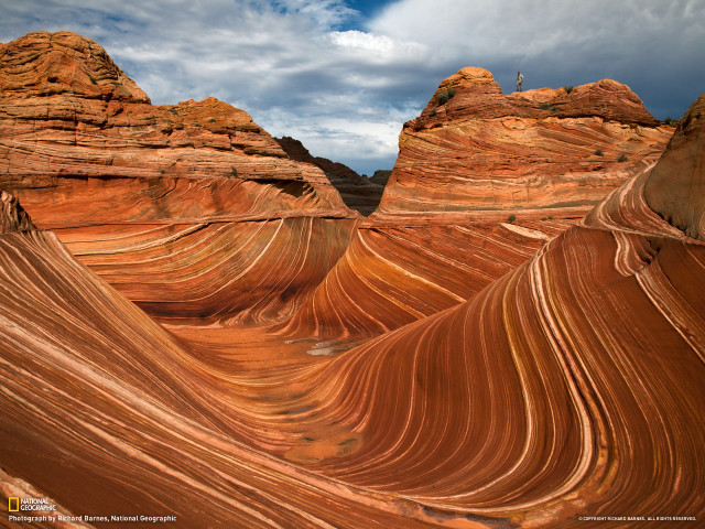 Large rock formation sky background #4 free wallpaper - medium preview image