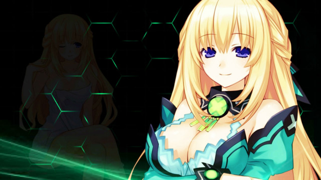 Woman green dress green light free wallpaper - medium preview image