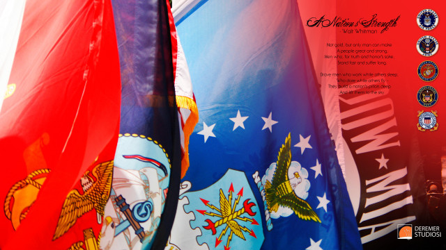 Flags red blue backgrounds borders free wallpaper - medium preview image