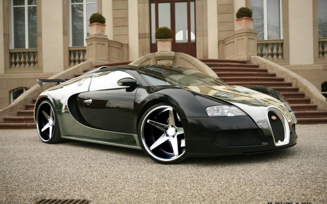 Black white bugatti marble sculpture free wallpaper - medium preview image