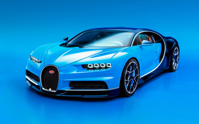Blue bugatti car image free wallpaper - medium preview image