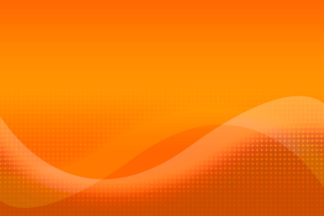 Bright orange wavy design white free wallpaper - medium preview image
