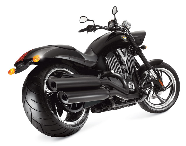 Black motorcycle white background vector free wallpaper - medium preview image