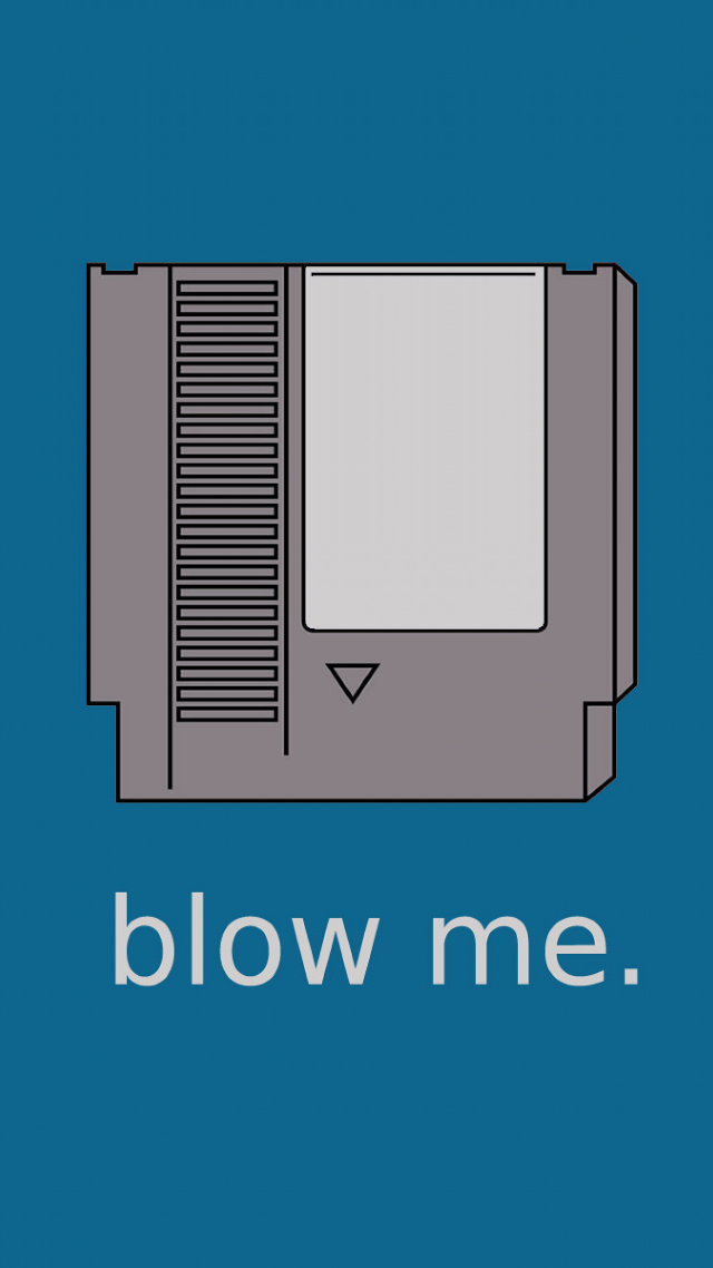 Blue background white text blow free wallpaper - medium preview image
