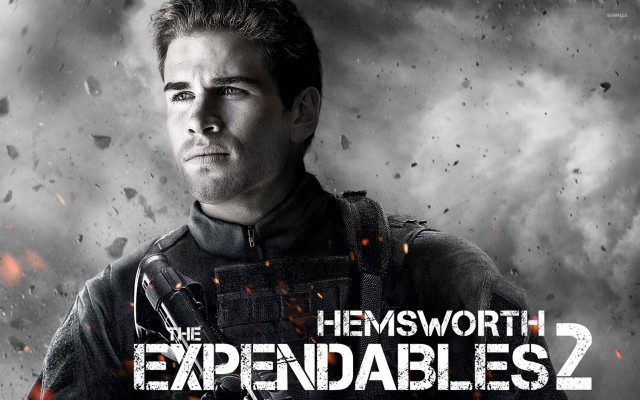 Man black shirt gun expendables free wallpaper - medium preview image