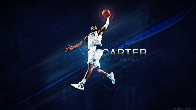 Man in white uniform dunking free wallpaper - medium preview image
