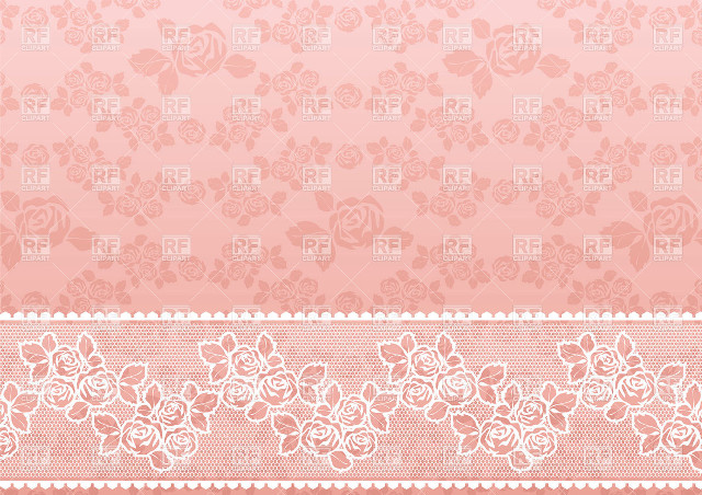 Pink background white lace flowers free wallpaper - medium preview image