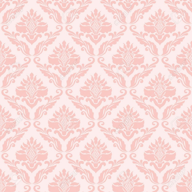 Pink white floral wallpaper design #5 free wallpaper - medium preview image