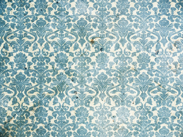 Blue white wallpaper pattern cat free wallpaper - medium preview image