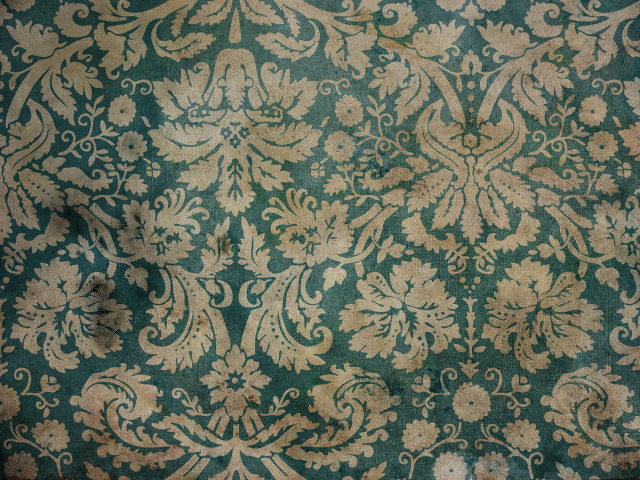 Green gold wallpaper floral design #3 free wallpaper - medium preview image