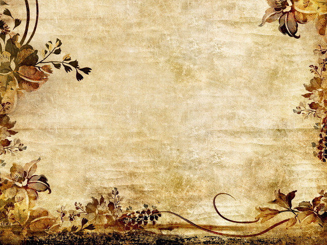 Floral frame paper background grungy free wallpaper - medium preview image