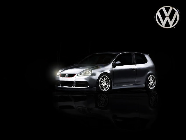 Silver car dark headlights reflection free wallpaper - medium preview image