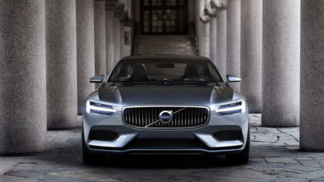 Volvo car tunnel pillars building free wallpaper - medium preview image