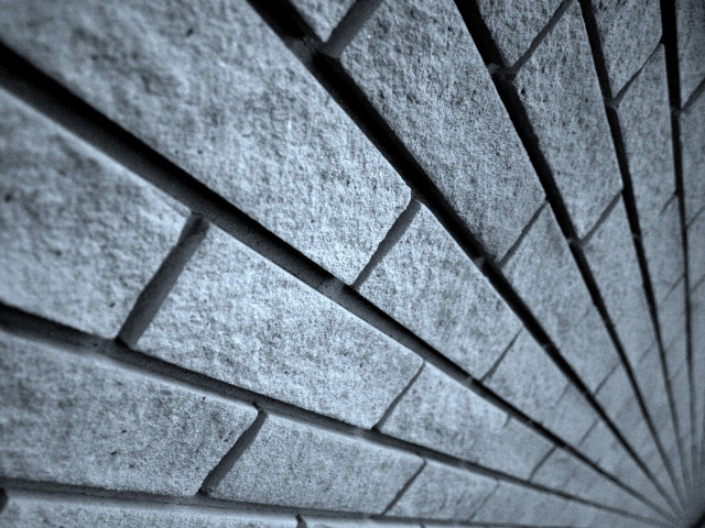 Brick wall concrete top photorealism free wallpaper - medium preview image