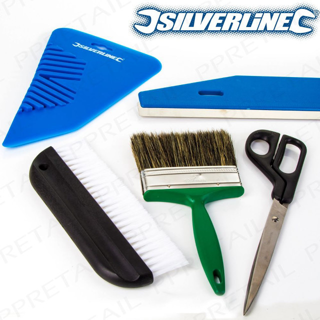 Blue brush comb scissors white free wallpaper - medium preview image