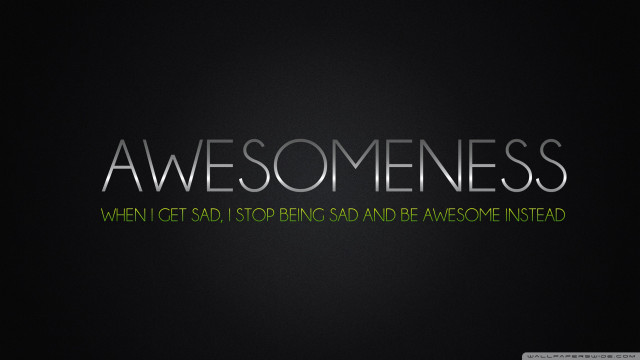 Black background green white text #2 free wallpaper - medium preview image