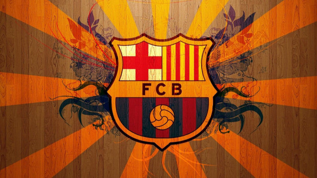 Wooden background soccer emblem sunburst free wallpaper - medium preview image