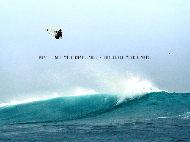 Surfboard air wave quote surfing free wallpaper - medium preview image