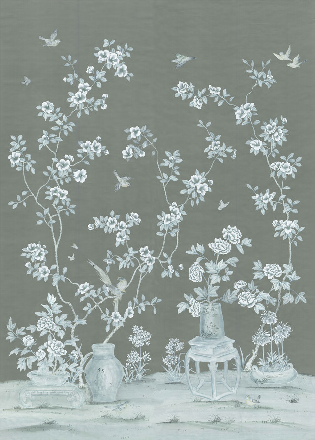 Vase flowers birds flying table free wallpaper - medium preview image