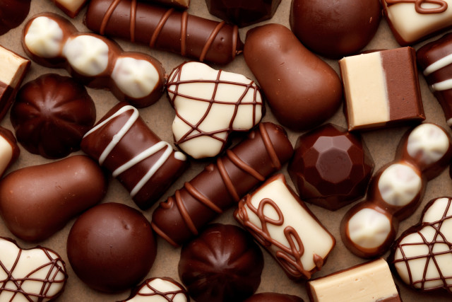 Chocolates decadent rococo pastel basketball free wallpaper - medium preview image