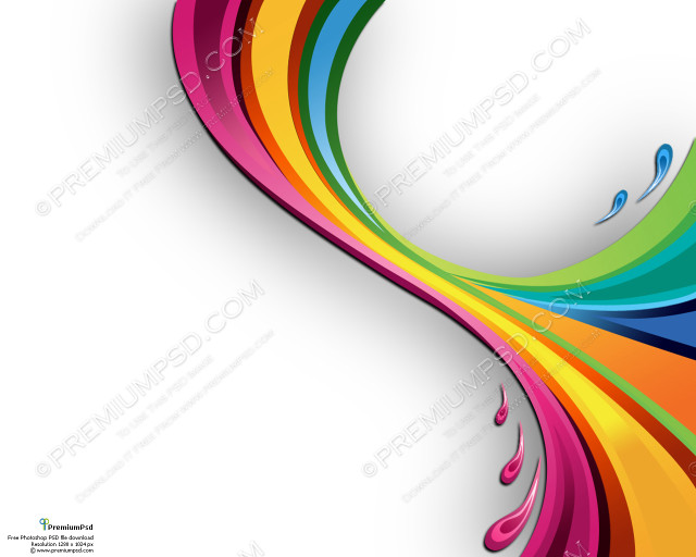 Colorful abstract background water drops free wallpaper - medium preview image
