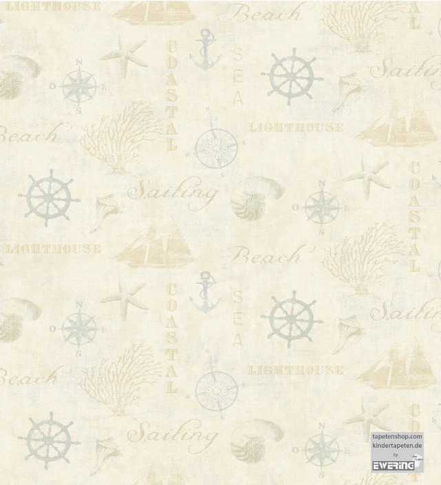 Ships anchors pattern wallpaper nautical free wallpaper - medium preview image